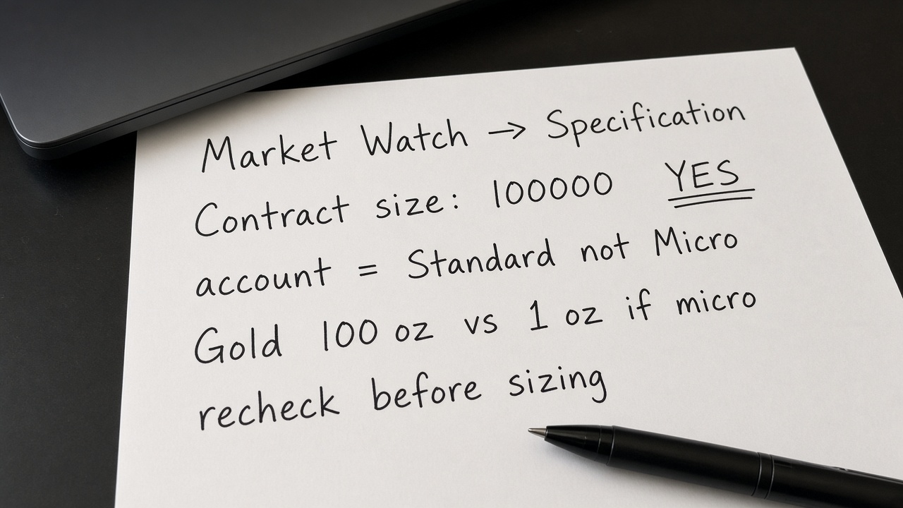 What is 1 standard lot in XM?